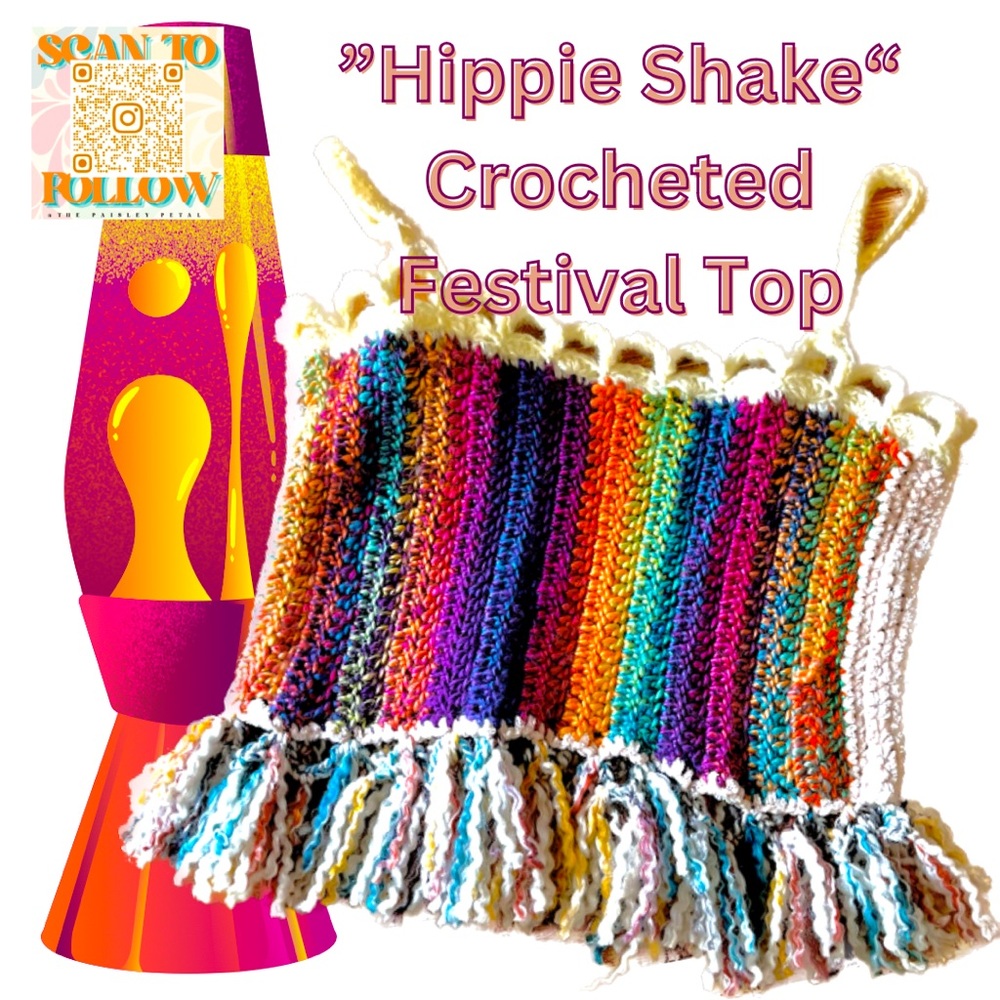 HIPPIE SHAKE HAND CROCHETED FESTIVAL TOP